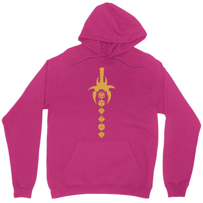 Polyhedral Dice Sword 1 Unisex Hoodie by basaulajtonya | Artistshot