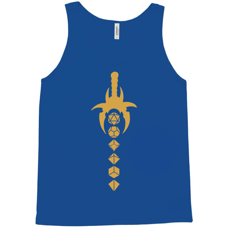 Polyhedral Dice Sword 2 Tank Top by basaulajtonya | Artistshot