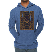 Polyhedral Fantasy D20 Dice Steampunk Lightweight Hoodie | Artistshot