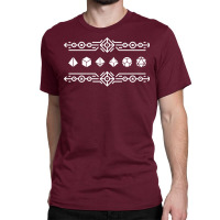 Ornamental Dice Set Of Warlock Tabletop Rpg Gaming Classic T-shirt | Artistshot