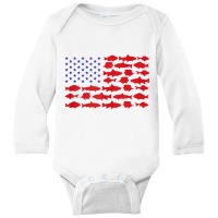 Saltwater Fish Deep Sea Fishing Gear Products Amer Long Sleeve Baby Bodysuit | Artistshot