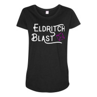 Warlock Eldritch Blast Tabletop Rpg Gaming Maternity Scoop Neck T-shirt | Artistshot