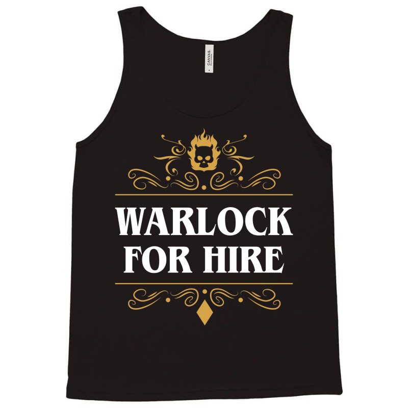 Warlock For Hire Tank Top by fiquetenesaz | Artistshot