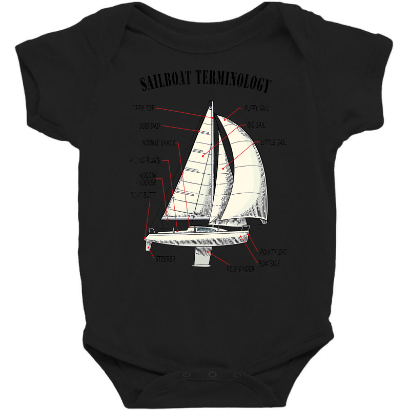 Funny And Completely Wrong Sailboat Terminology T Baby Bodysuit by wafaha | Artistshot