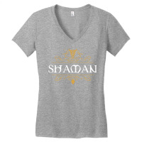 Shaman Fantasy Skull Emblem Women's V-neck T-shirt | Artistshot