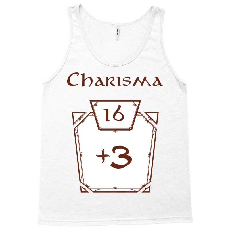 16 Charisma Tank Top by kribsmankern | Artistshot