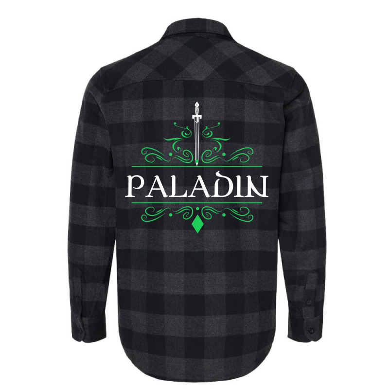 Paladin Character Class Tabletop Rpg Gaming   Role Flannel Shirt by tiemypanxav | Artistshot