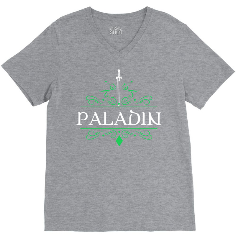 Paladin Character Class Tabletop Rpg Gaming   Role V-Neck Tee by tiemypanxav | Artistshot