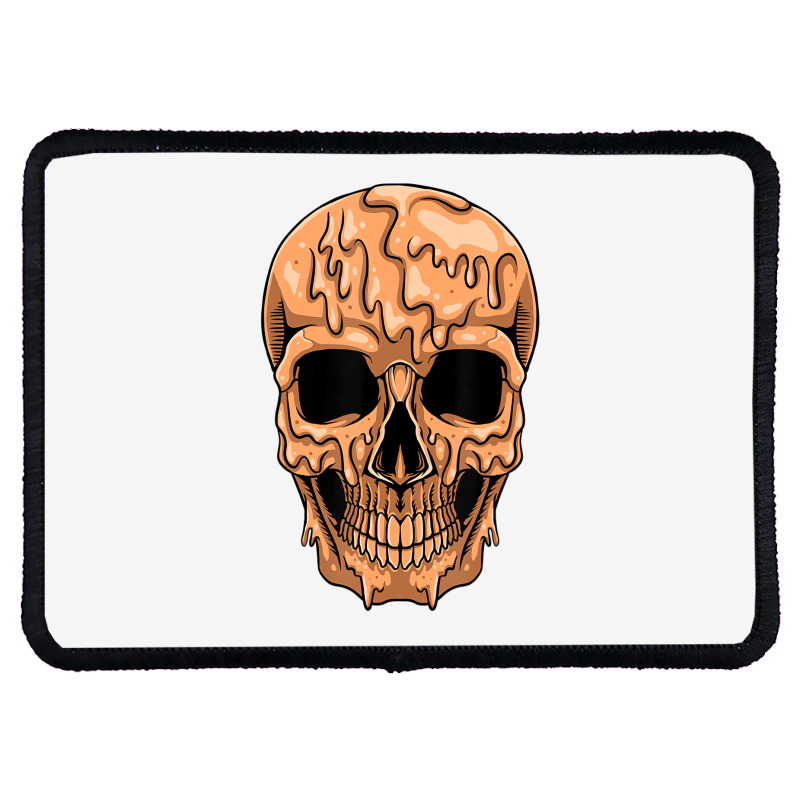 Drippin Melanin Skull Black History Month Blm Skel Rectangle Patch | Artistshot