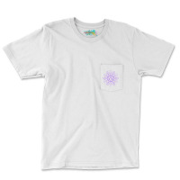 Purple Geometric Polyhedral D20 Dice Tabletop Rpg Pocket T-shirt | Artistshot