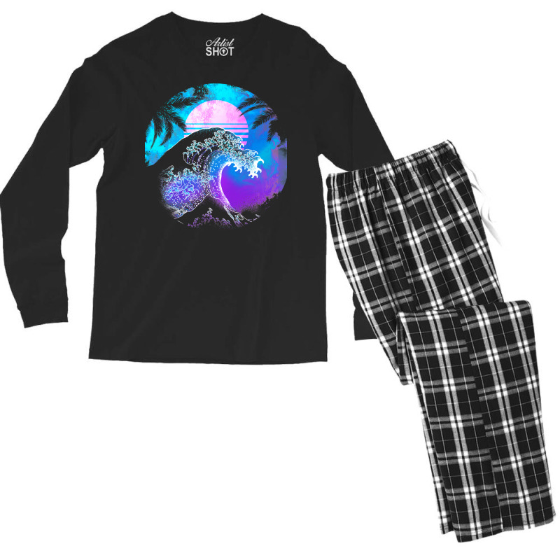 The Great Retrowave Men's Long Sleeve Pajama Set by motsaaunaswiu | Artistshot