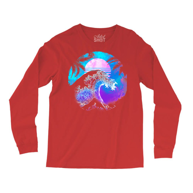 The Great Retrowave Long Sleeve Shirts by motsaaunaswiu | Artistshot