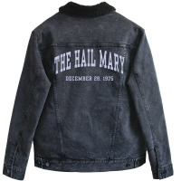 The Hail Mary Unisex Sherpa-lined Denim Jacket | Artistshot