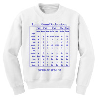 Latin Noun Declension Chart T Shirt For Classical Youth Sweatshirt | Artistshot