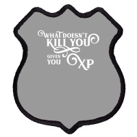 What Doesn't Kill You Gives You Xp Retro Gamer Shield Patch | Artistshot