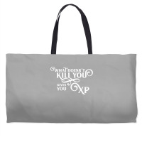 What Doesn't Kill You Gives You Xp Retro Gamer Weekender Totes | Artistshot