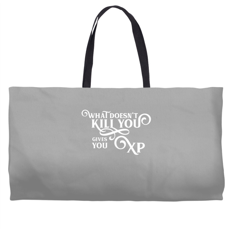 What Doesn't Kill You Gives You Xp Retro Gamer Weekender Totes | Artistshot