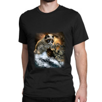 Persian Kraken Cat Attacking Ship Gifts Classic T-shirt | Artistshot