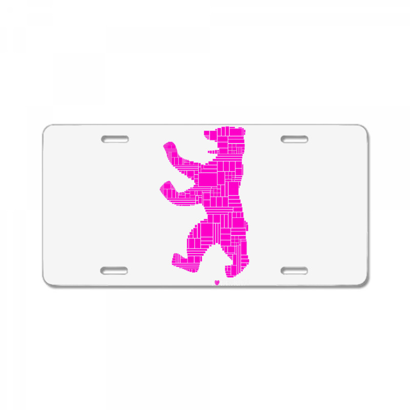 Berlin Design   Berlin Bear   I Love Berlin T Shir License Plate | Artistshot