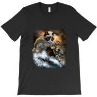 Persian Kraken Cat Attacking Ship Gifts T-shirt | Artistshot