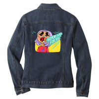 Snack Punch Ladies Denim Jacket | Artistshot