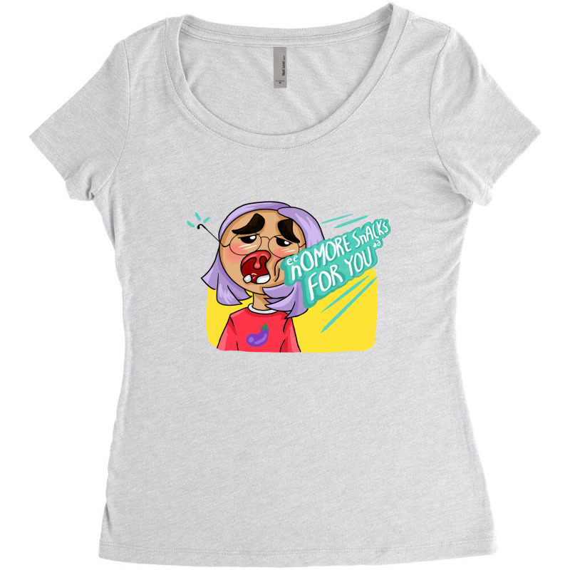 Snack Punch Women's Triblend Scoop T-shirt by manatee_papa | Artistshot