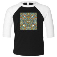 Tribal Vintage Ethnic Seamless Pattern Navajo Geometric Multicolor Sum Toddler 3/4 Sleeve Tee | Artistshot