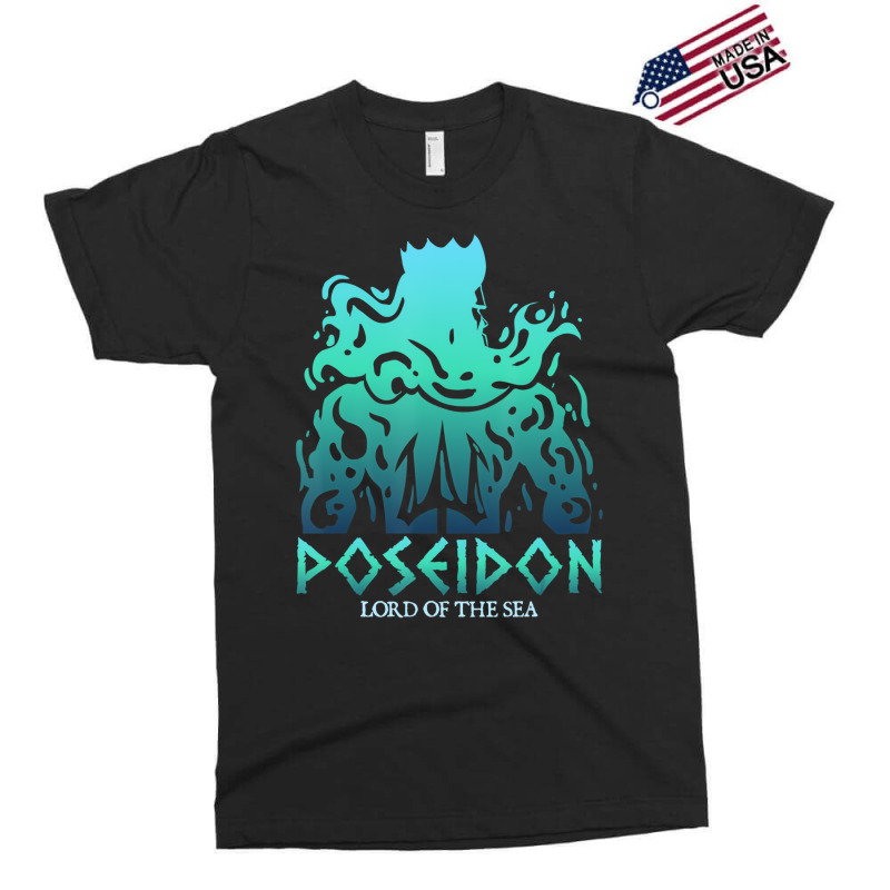 Poseidon Trident T Shirt Greek Gods Lord Of The Se Exclusive T-shirt | Artistshot