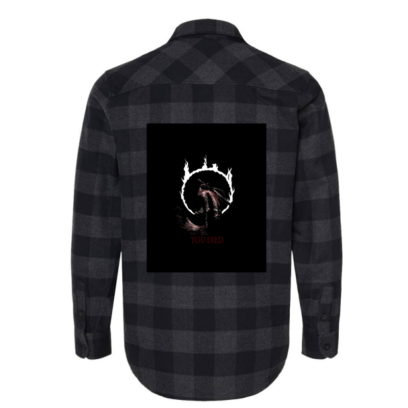 Souls Dark Game Over Flannel Shirt by adarandella | Artistshot