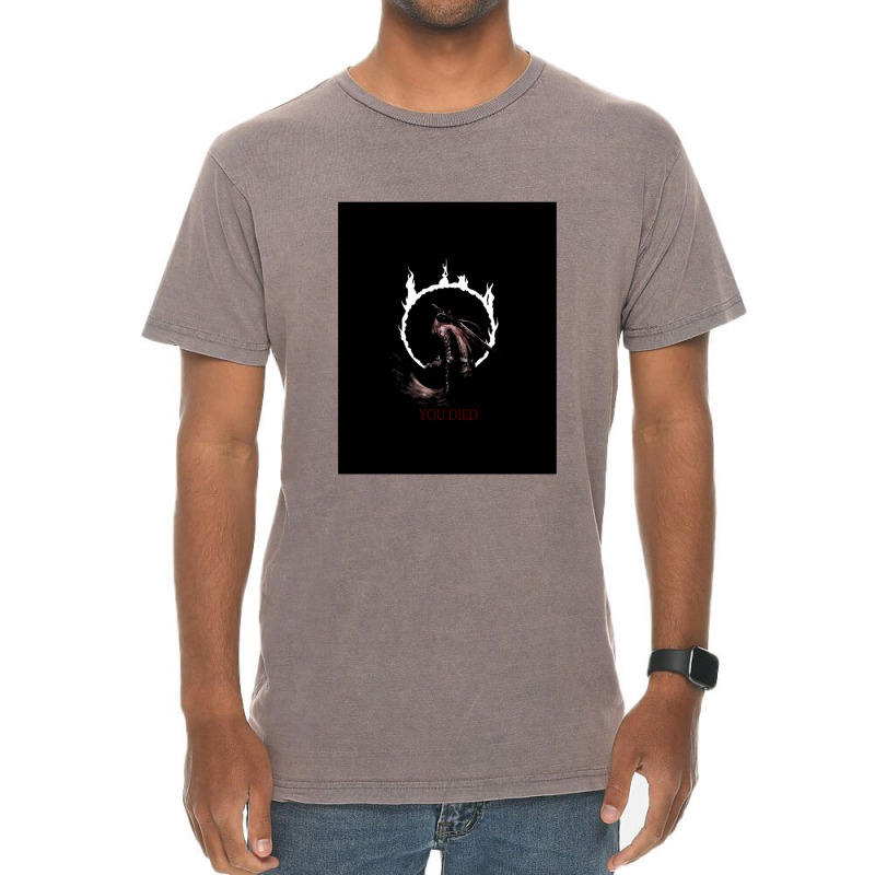 Souls Dark Game Over Vintage T-Shirt by adarandella | Artistshot