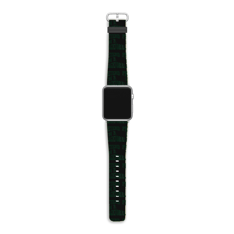 Pretend I'm A Alligator Funny Lazy Halloween Costu Apple Watch Band | Artistshot