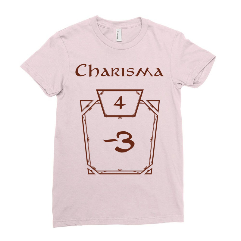 4 Charisma Outline Ladies Fitted T-Shirt by adonisfeary5 | Artistshot