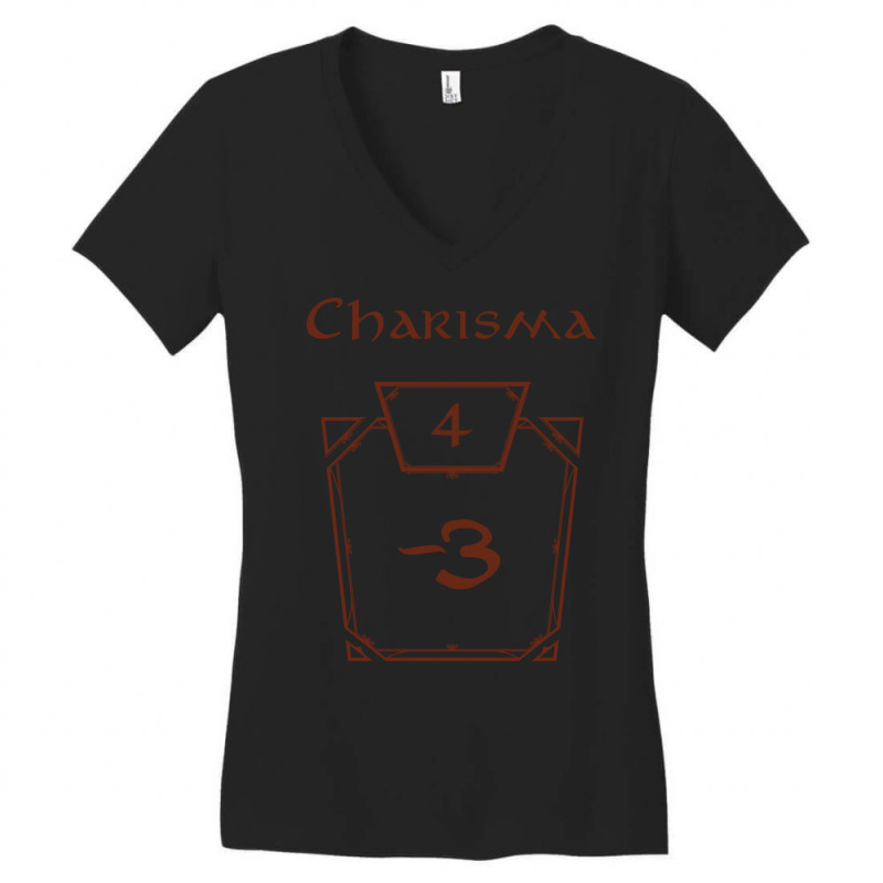 4 Charisma Outline Women's V-Neck T-Shirt by adonisfeary5 | Artistshot