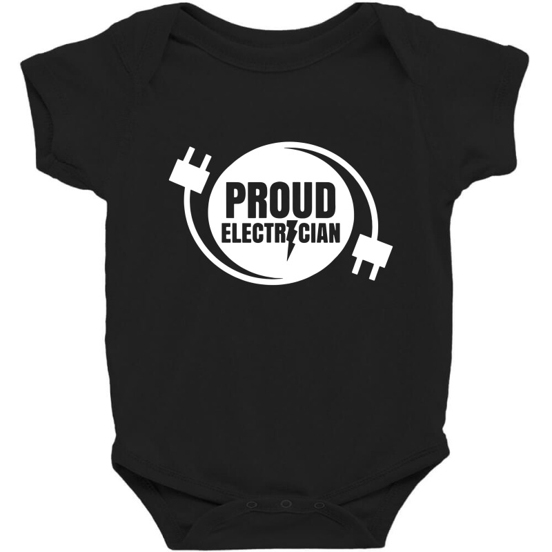 Proud Electrician Electric Electronic Electrical Baby Bodysuit by skw art | Artistshot