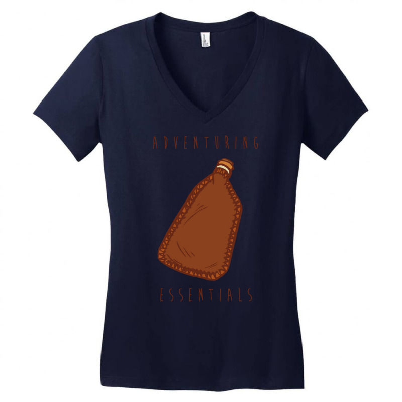 Adventuring Essentials Waterskin Women's V-Neck T-Shirt by ehrdokesl | Artistshot