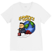 Lunatics Tunes  45 V-neck Tee | Artistshot