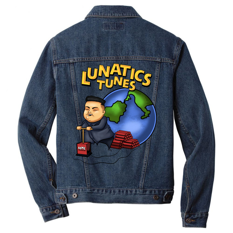 Lunatics Tunes  45 Men Denim Jacket by dillietonrey4 | Artistshot