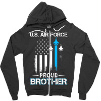 Pride U.s. Army   I'm A Proud Air Force Brother T Zipper Hoodie | Artistshot