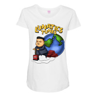 Lunatics Tunes  50 Maternity Scoop Neck T-shirt | Artistshot