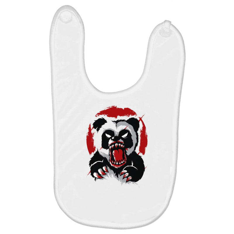 Angry Panda Baby Bibs by Denz. | Artistshot