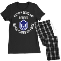 Master Sergeant Retired Air Force Military Retirem Women's Pajamas Set | Artistshot