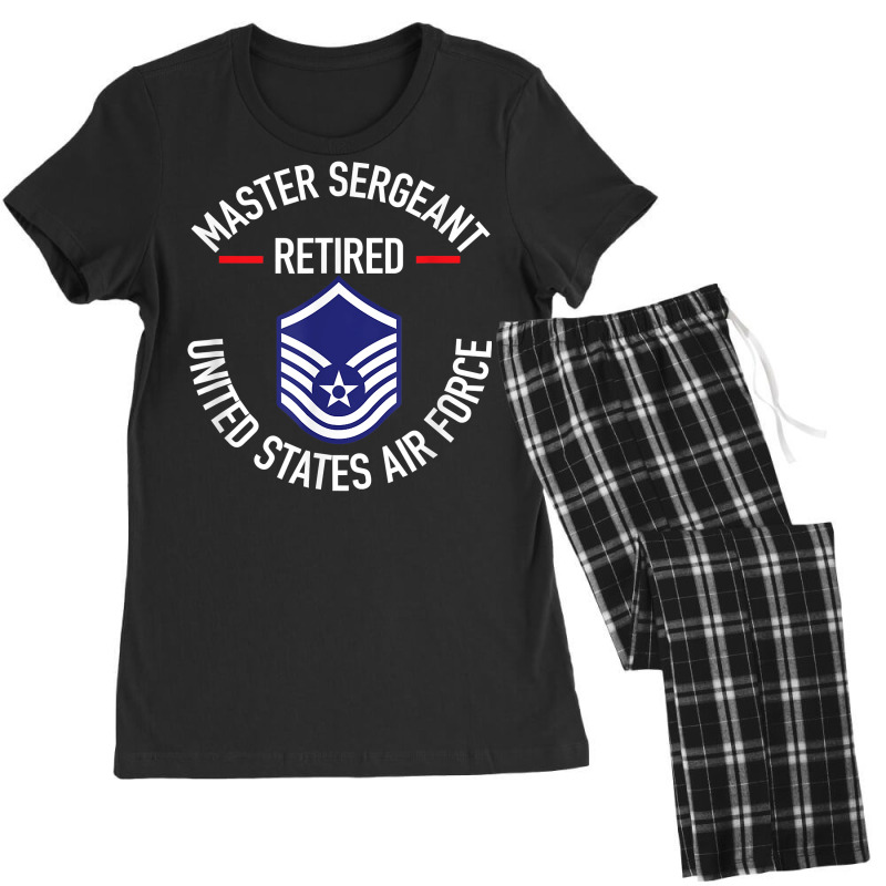 Master Sergeant Retired Air Force Military Retirem Women's Pajamas Set by fieyzacik | Artistshot