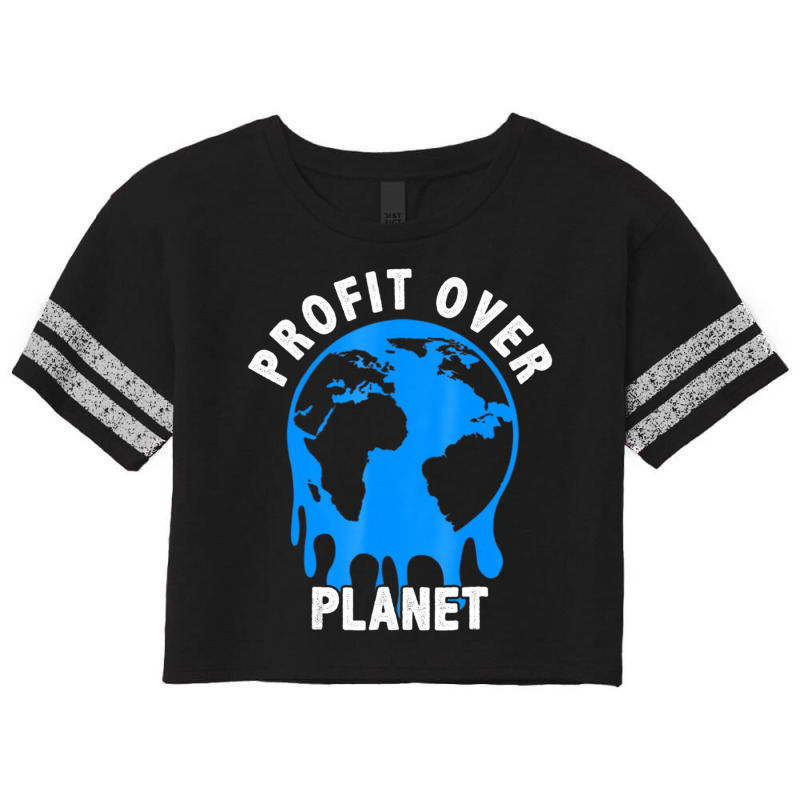 Profit Over Planet Environmental T Shirt Scorecard Crop Tee by saterseim | Artistshot