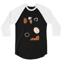 Line Art Face Abstract Art One Line Minimal Line D 3/4 Sleeve Shirt | Artistshot