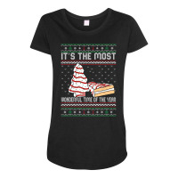 Its The Most Wonderful Time Of The Year Christmas Maternity Scoop Neck T-shirt | Artistshot