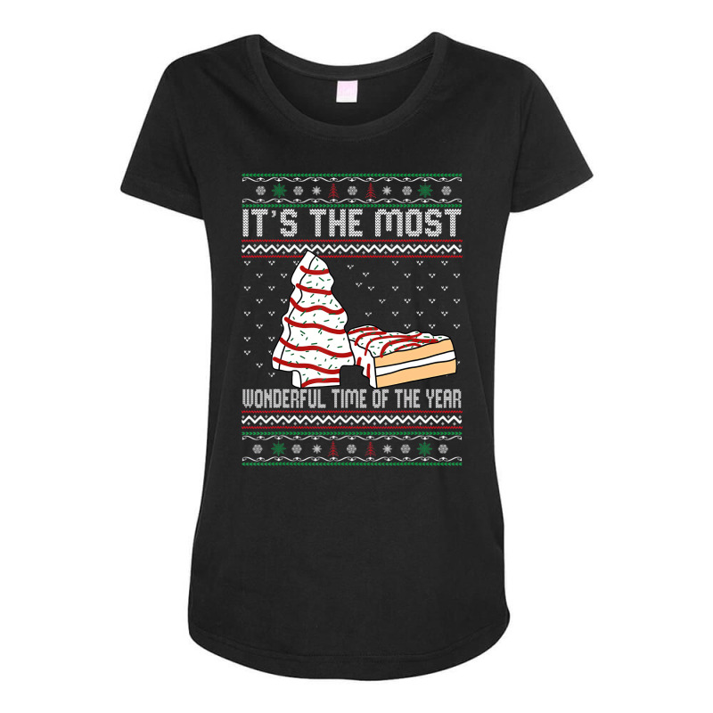 Its The Most Wonderful Time Of The Year Christmas Maternity Scoop Neck T-shirt by gabuya | Artistshot