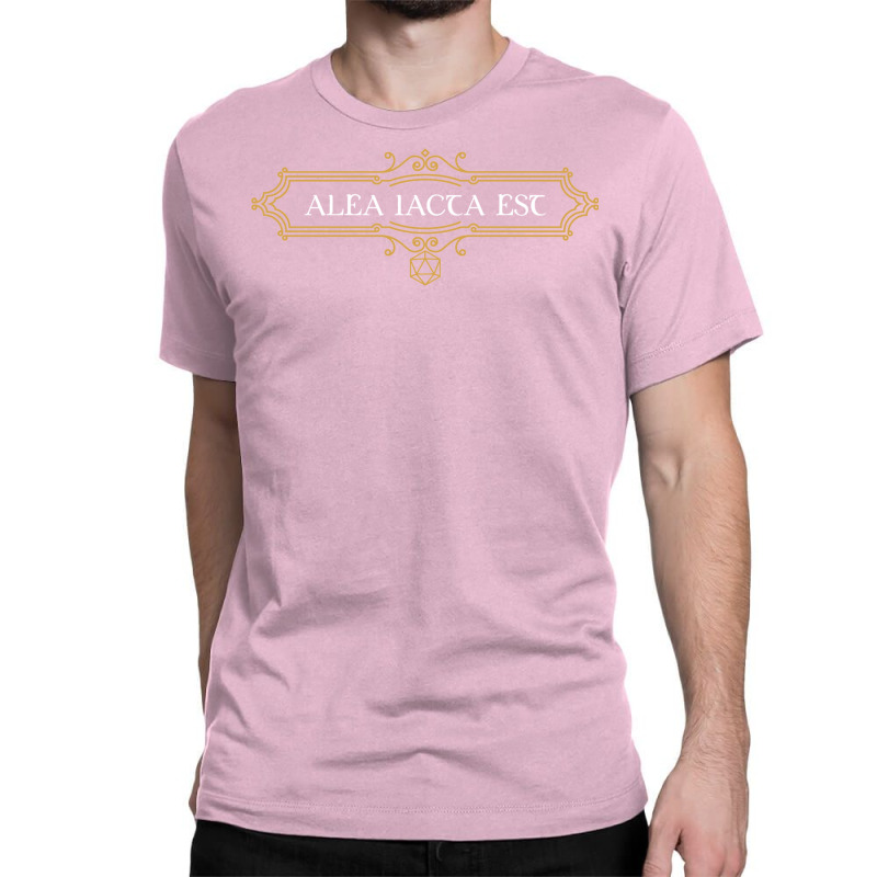 Alea Iacta Est Dice D20 Tabletop Rpg Addict Classic T-shirt by towelsdeludew | Artistshot