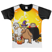 Boo Halloween Sloth With Pumpkin Funny Halloween C Graphic Youth T-shirt | Artistshot