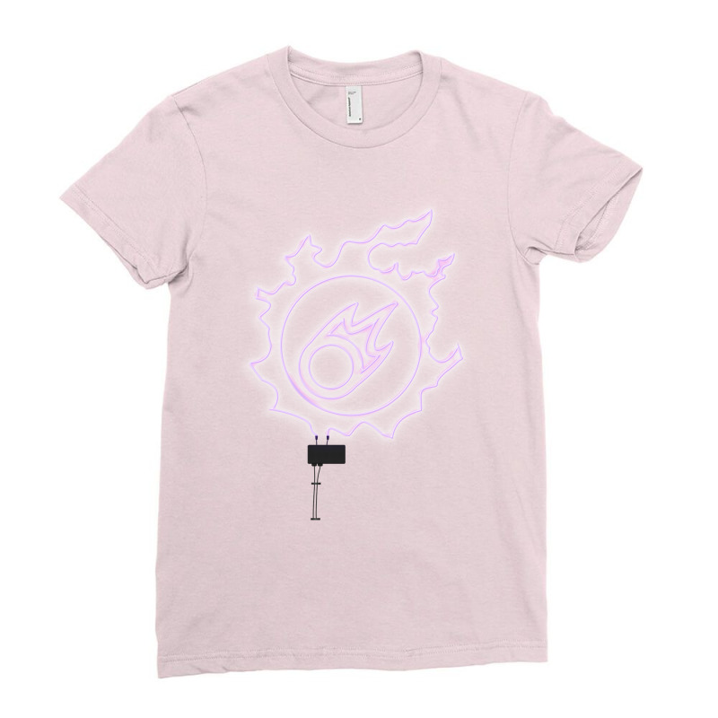 Final Fantasy Xiv   Black Mage Neon Ladies Fitted T-Shirt by kinellashkerk | Artistshot