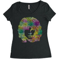 Jim Morrison Legacy Typography [type B] Women's Triblend Scoop T-shirt | Artistshot